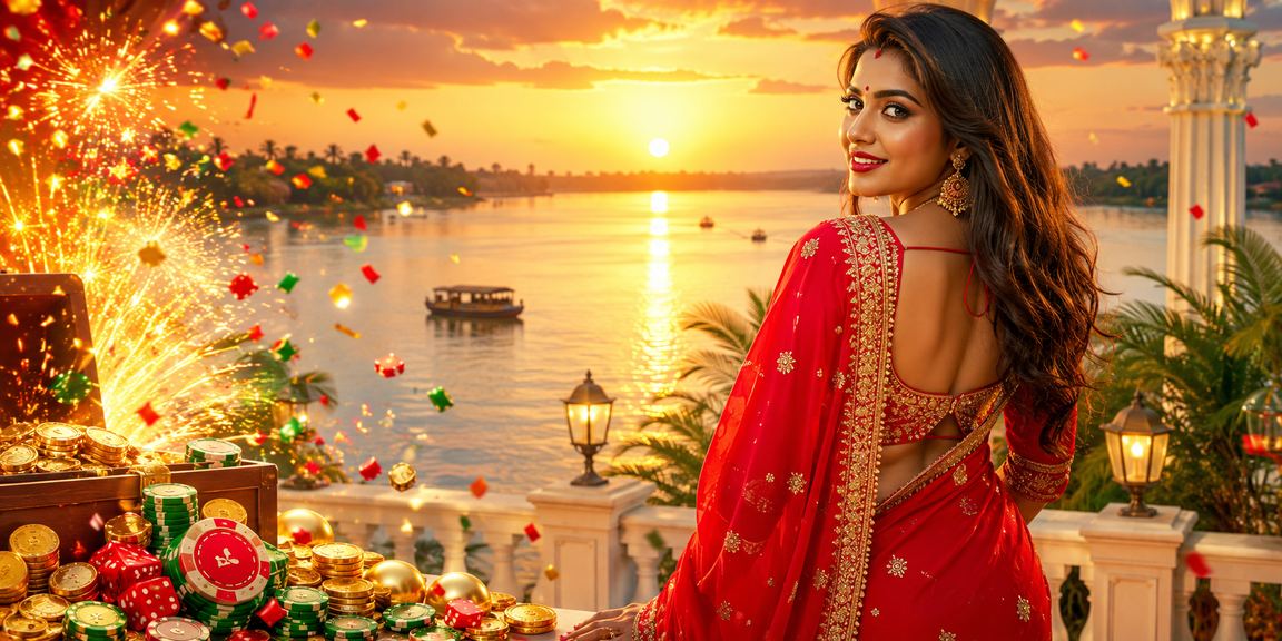 বগুড়ায় শাড়ি পরিহিত একজন ব্যবহারকারী নিরাপদে অনলাইন বেটিং উপভোগ করছেন